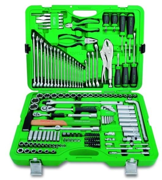 Kit d'outils avec accessoires TOPTUL GCAI150R1 pour entretien mécanique
