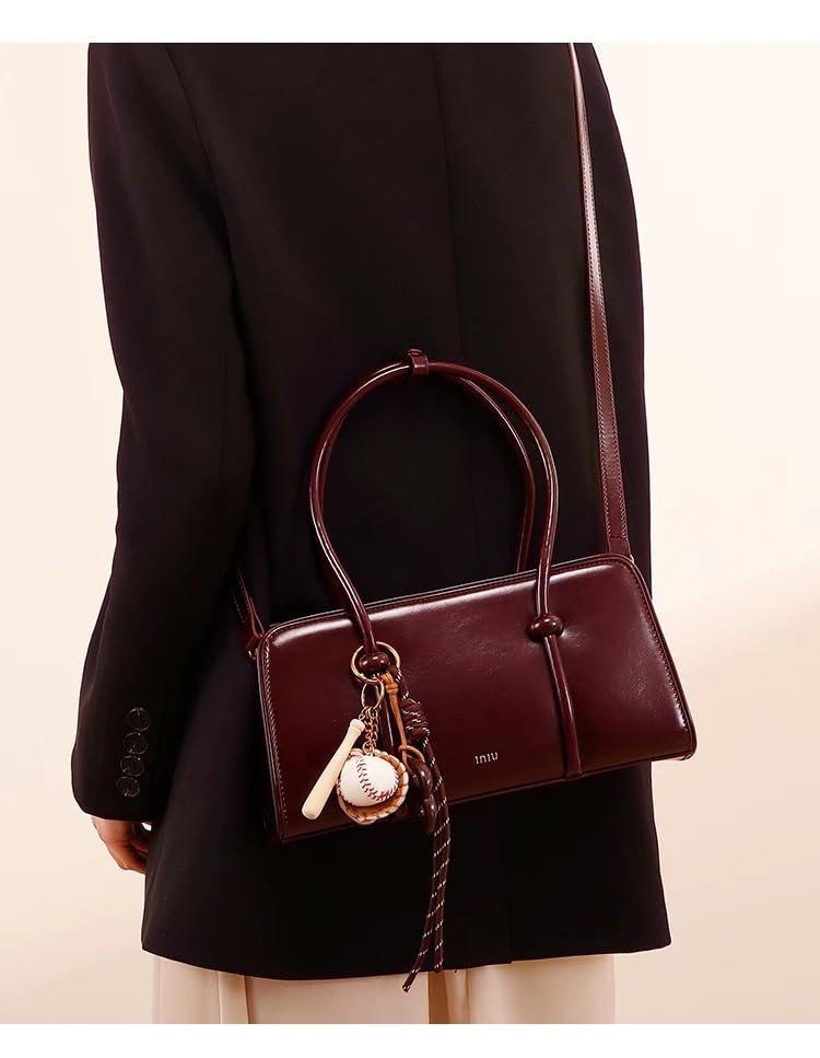 RTPRTP Burgundy Vintage Satchel