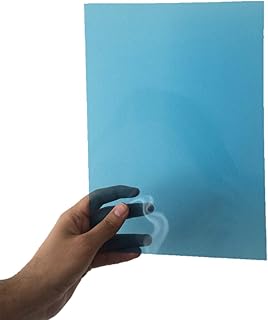 Blue Overlay For Dyslexia A4 Pack | Dyslexia Overlays For Visual Stress Relief | Dyslexia Coloured Overlays For Reading Aids | Coloured Overlays For Dyslexia Aids For Children | Dyslexia Reading Aids