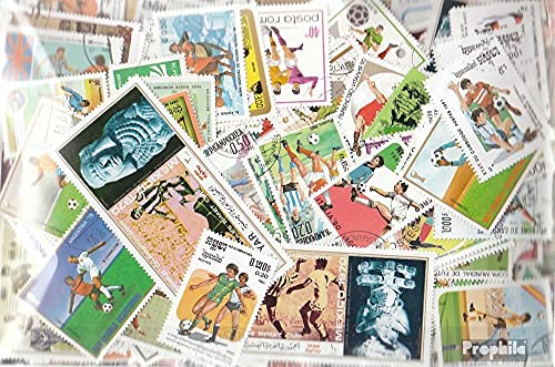 Timbres football Prophila collection motives 1000 divers timbres sport