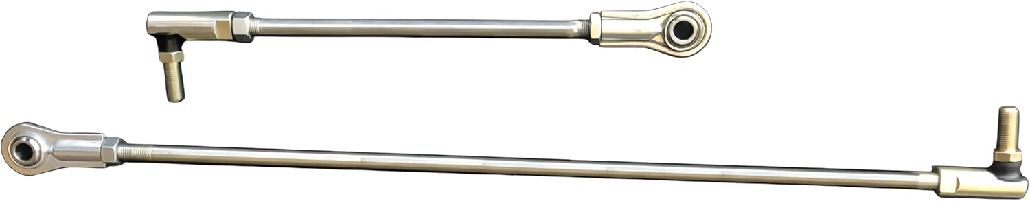 bent rods Kit Fit for Yerf Dog Cart Short+Long Tie Rod Kit 3/8-24 Set w/Ends Replacement