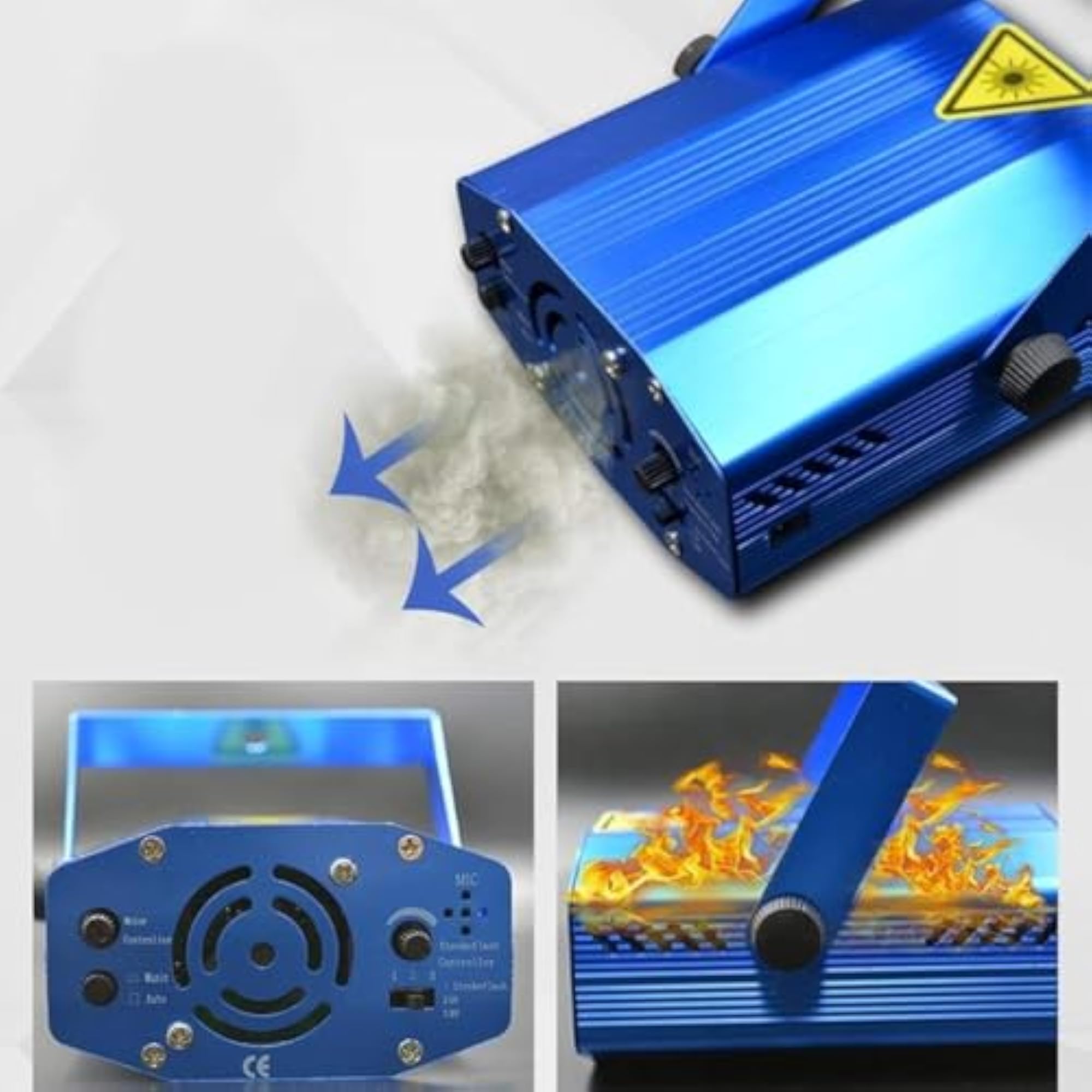 Mini RGB Laser Stage Light Projector, Sound Activated