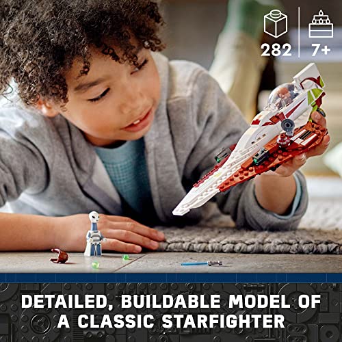 Lego Star Wars Obi-Wan Kenobi’s Jedi Starfighter 75333 Building Toy Set For Kids, Boys, And Girls Ages 7+ (282 Pieces) #TOP1
