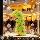 Valentines Tree Decorations 50cm, Mini Christmas Tree Tabletop Grinch Tree with 13 Colored Balls, Romantic Decorations For Bedroom, Perfect for Holiday Decor Home Office Indoor, Gifts for Women Kid - Image 4