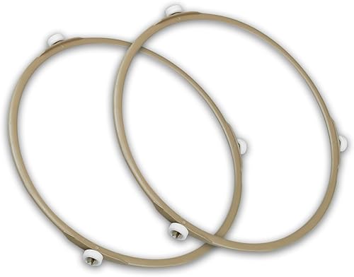 2 piezas de horno microondas grande diámetro interior 8.2 pulgadas plato giratorio soporte soporte anillo