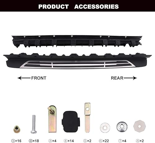 Miniatura 3 de Snailfly Estribos aptos para Toyota Highlander L LE XLE XSE Limited Platinum Hybrid Bronze Edition 2020-2025