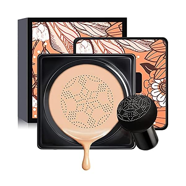 Mushroom-Head-Foundation-Air-Cushion-CC-Cream-Concealer-Long-Lasting-Nude-MakeupOil-ControlLiquid-Foundation-Beauty-Moisturizing-BB-Creamnatural Air Cushion CC Cream Mushroom Head Foundation, SuperThinker Moisturizing BB Cream Makeup Long Lasting Matte Concealer (natural)