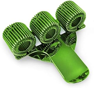Triple Metal Pen Holder with Pocket Clip - Ideal For Doctors/Nurses/Pilots - Single - Green