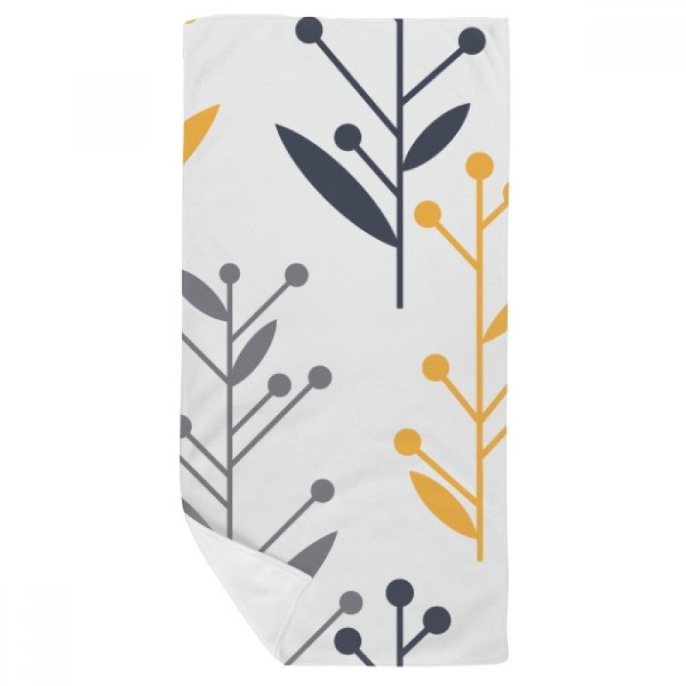Serviette de bain bouton de fleur douce et compacte 35x70cm