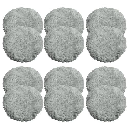 EFZ Window Cleaning Robot Accessories Washable Reusable Fit for W2/W3 Window Cleaners, Cleaning Robot Replacement Cloth Set, 12 Pack