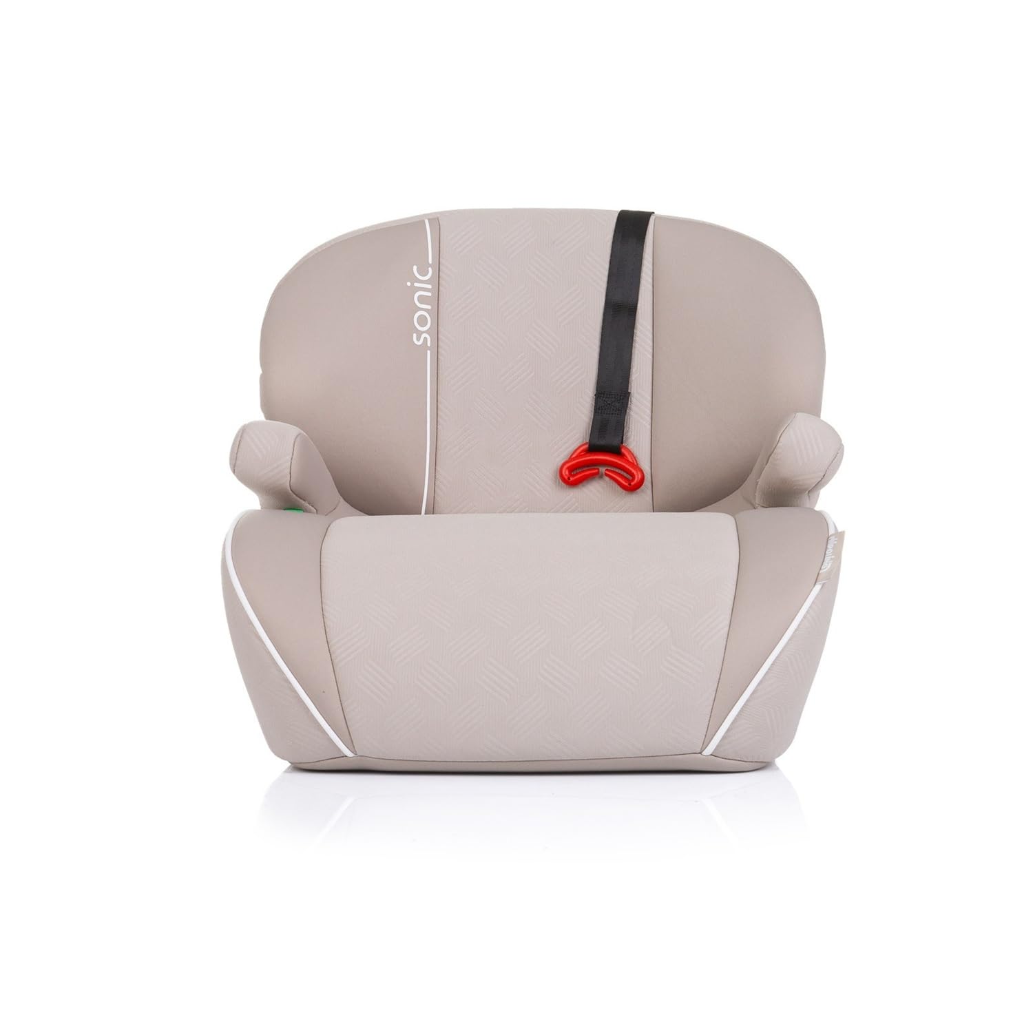 Chipolino Kindersitz, Sitzerhöhung Sonic Isofix, i-Size, 125-150 cm, Armlehne beige