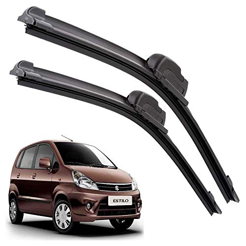 Image of Euro Care Windshield Car Wiper Blades Compatibility With Maruti Suzuki Zen Estilo (Model : 2013-2018) - Set of 2Pc (D-21,P-12)