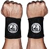 Bells of Steel Kettlebells Wrist Guard BellGuard Wrist Sweatband with Plastic Inserts for Shock Absorption | Gym Wrist Wraps, Wrist Brace for Working Out | One-Size-Fits-All, Pair of Wrist Guards