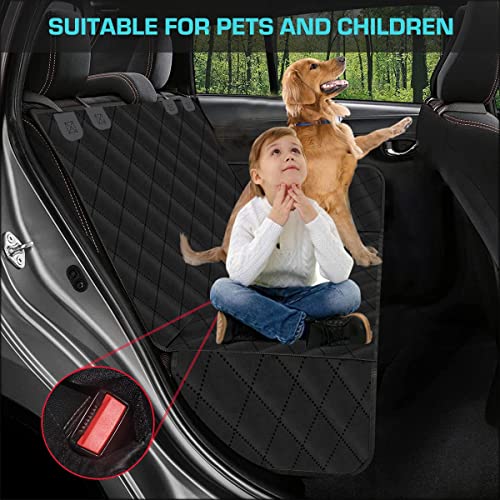 Dog Car Seat Cover For Rear Seats, Waterproof And Scratch-Resistant Pet Seat Cover , Durable Proof Nonslip, Washable Dog Backseat Cover For Suv #TOP5