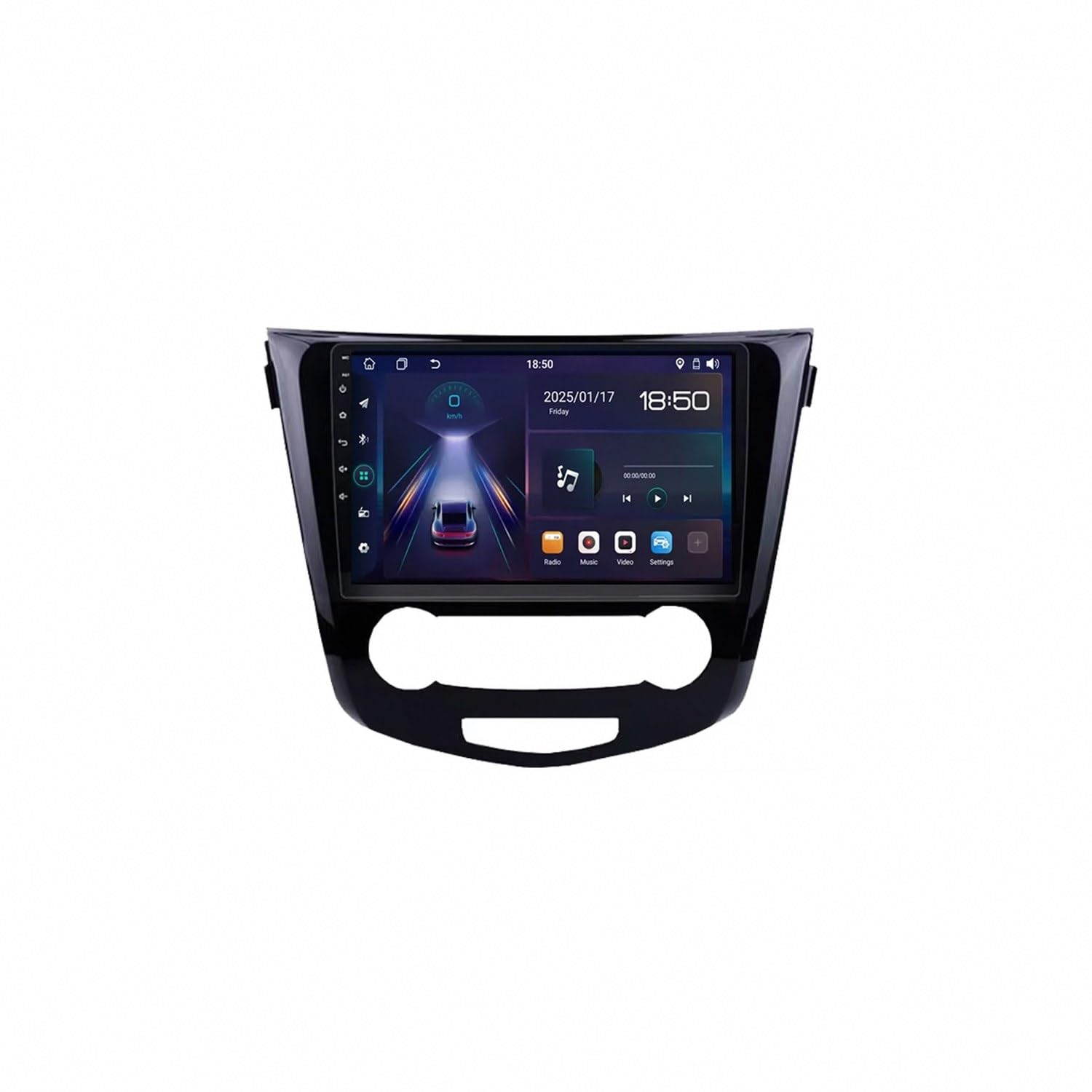 Radio Macchina Touch Screen per Nissan X-Trail X - Trail 3 Qashqai 2 2013-2017 Wireless Carplay Android Auto Stereo Auto Bluetooth Ips con Pantalla Táctil con Gps, 4 Nucleo 4G+64G