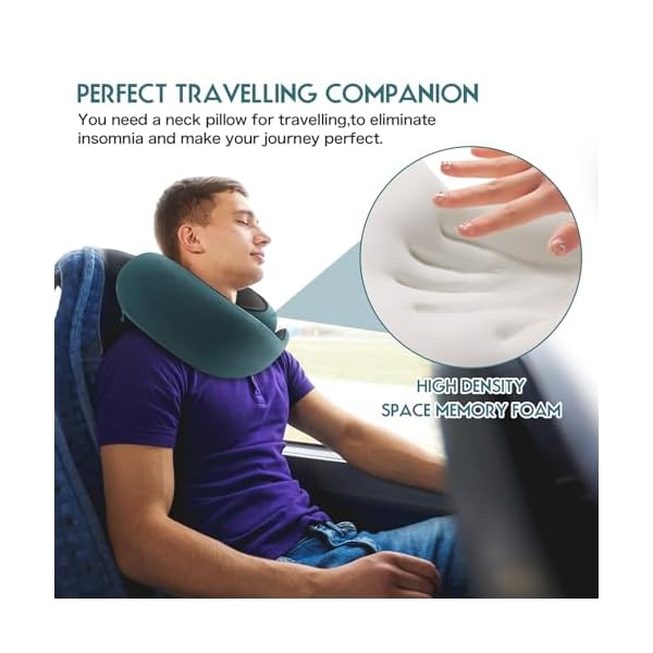 2024 New Memory Foam Travel Neck Pillow For Airplanesultimate Comfort And Support Ideal For Airplane And Car Travel Compact Convenient And Versatile Airplane Sleeping Pillow