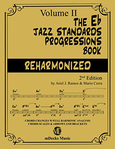 Livre de progressions jazz en Mib vol. 2 avec analyses harmoniques