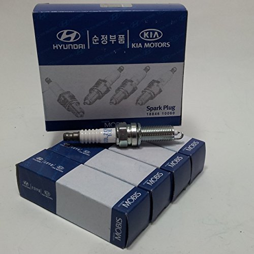 Bujías Hyundai 1884610060 en kit de 4 unidades para el mantenimiento del motor