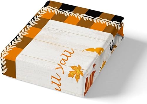 Miniatura 4 de Juego de ropa de cama con estampado de girasoles y calabaza, tamaño individual, para niñas, adolescentes, decoración de dormitorio, sábana bajera