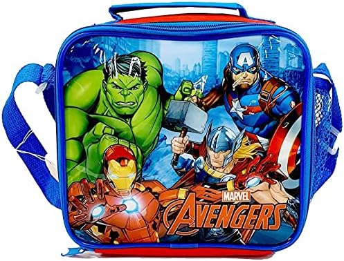 Iron Man, Hulk, Thor and Captain America Marvel Avengers Lunch Bag Back to School