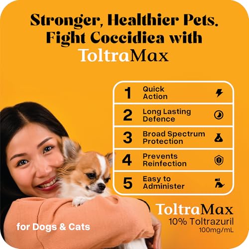 ToltraMax Toltrazuril 10.0% for Horses, Dogs, Cats, 60mL/2 Ounce, for Non-Food Chain Animals