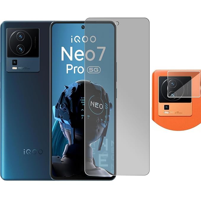 9H matte Tempered Glass Screen Protector for iQOO Neo 7 Pro 5G with camera lens protector- 2 in 1 Combo(Pack of 1) (B0DBM4RT2P) Amazon Price History, Amazon Price Tracker