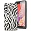 Black White Zebra Stripes Printed