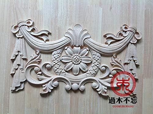 ZAMTAC Don't Forget Dongyang Wood Wooden European Door Flower Frame Window Decal Decals Bedside Fireplace