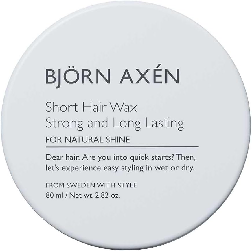 Bjorn Axen Short Hair Wax Strong and Long Lasting Wax Unisex 2.7 oz