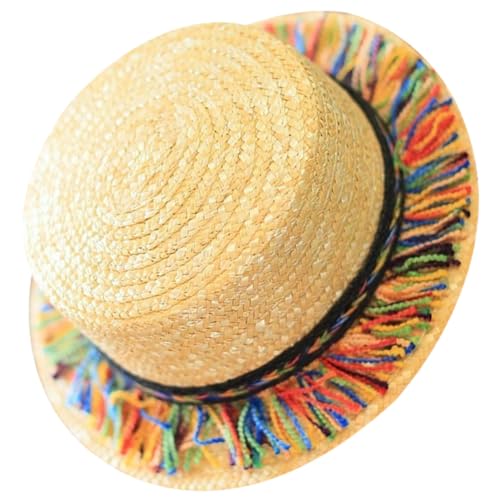 Chapeau de plage paille tressée haut de gamme avec finitions soignées