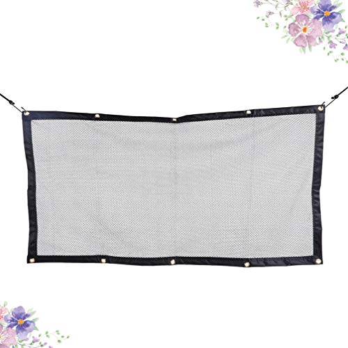 BESPORTBLE 115 x 62 cm banco traseiro barreira divisória para motorista de animais de estimação, cer