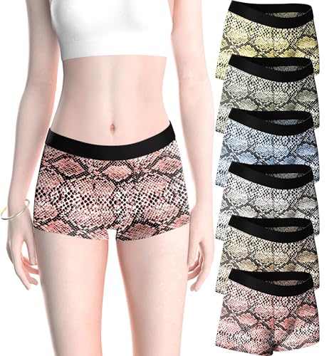 Image of Sexy Basics Women's Boy Short Boxer Briefs | Ultra Soft | Boyleg Trunks | Multi Pack Colors