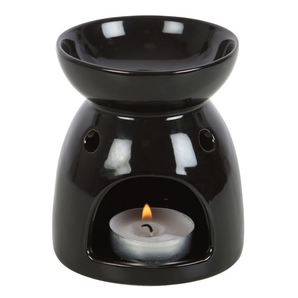Stylish Home Fragrance Oil Burner: Luna Moth Design - Aromatic Dark Forest Oil Burner - Perfect Scenting Accessory"