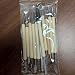 Professional Clay Sculpting Tools Set, 11 Piece, Stainless Steel with Wood Handles, for Pottery, Carving, Modeling