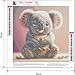 RICUVED Koala Diamond Painting Kits for Adults, Diamond Art Kits 5D Animal Diamond Art Kits for Beginner, Diamond Dots Painting Full Round Drill Art and Crafts for Gift Home Wall Decor 12x12Inch