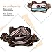 Angel Kiss Hobo Bags for Women Soft PU Leather Handbags Large Purse Shoulder Bag brown