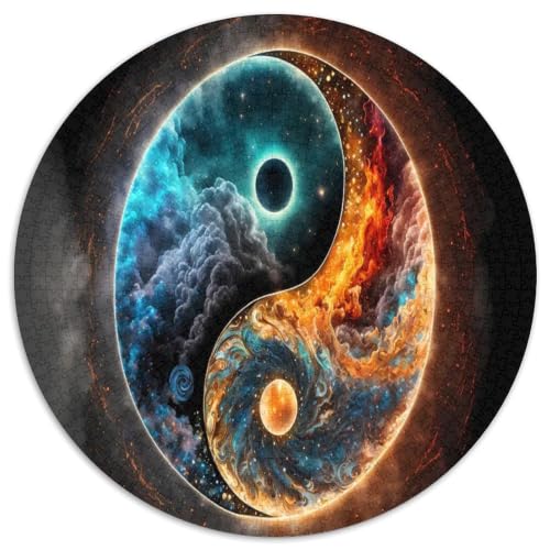 Puzzle de 1000 piezas de relajación y equilibrio Yin Yang Cósmicos