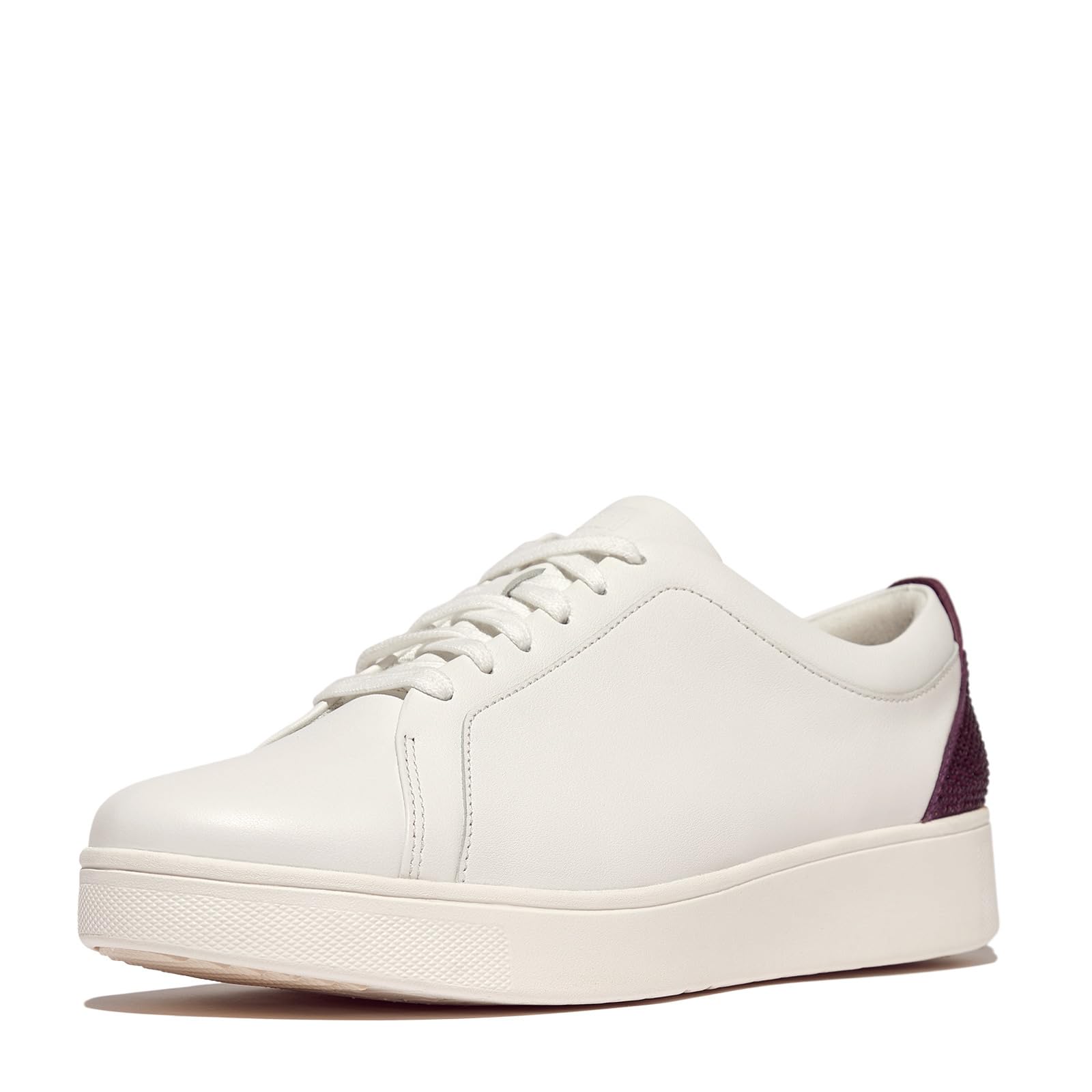 FitFlop Women's, Rally Crystal Backtab Leather Sneaker