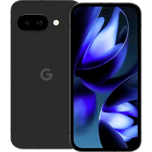 Google Pixel 9a with Gemini - Android Smartphone with Incredible Camera and AI Photo Editing, All-Day Battery, and Powerful Security - Obsidian - 128 GB for T-Mobile (Renewed)