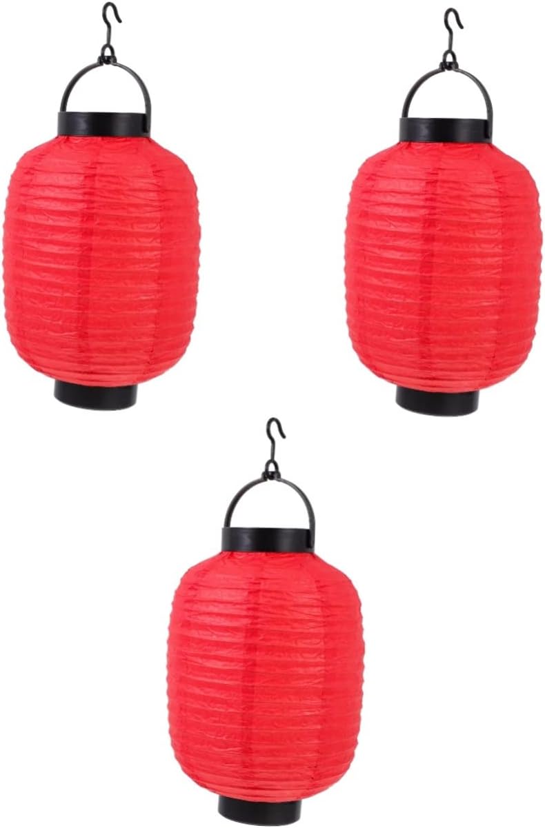 3 Pcs Winter Melon Home Décor Decor Sushi Bar Ramen Bar Japanese Red Decorative Paper Party Decoration Prop Hoi an