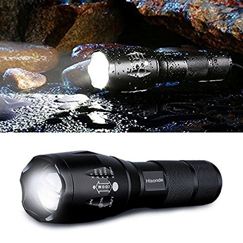Military Grade 5 Mode High Lumens Tactical Led Waterproof Flashlight,4-Pack - Thumbnail 3