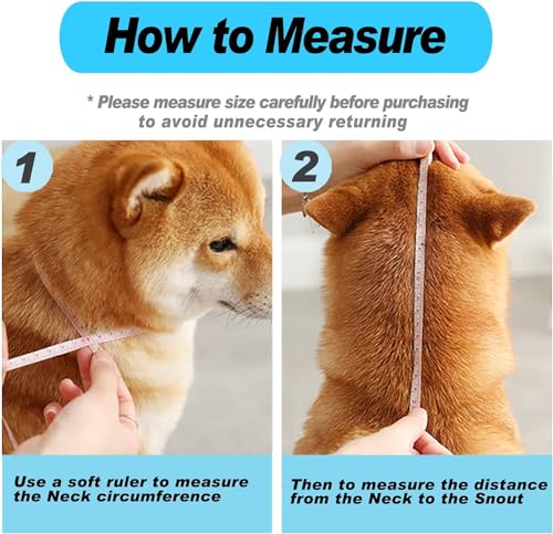 Image of Supet Dog Cone Collar Adjustable After Surgery, Comfortable Pet Recovery Collar & Cone for Large Medium Small Dogs, Elizabethan Dog Neck Collar Plastic Practical