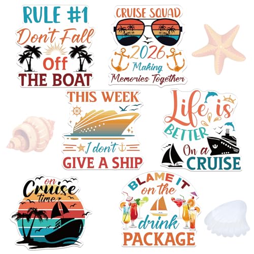 Wxiben 6PCS 2026 Cruise Magnets