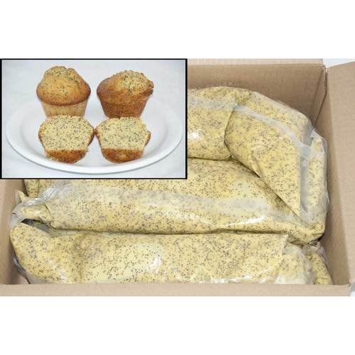 General Mills Pillsbury Tubeset Lemon Poppy Seed Muffin Batter, 3 Pound - 6 per case.