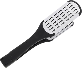 CIYODO Cepillo Alisador de Pelo de Cerdas de Jabalí Doble Cara Peine Ergonomico para Estilizar y Alisar Suaviza y Brillo Natural Herramienta Profesional para Duradero Negro y Blanco