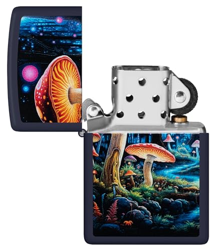 Encendedor de bolsillo Zippo Navy Negro Mate miniatura 4