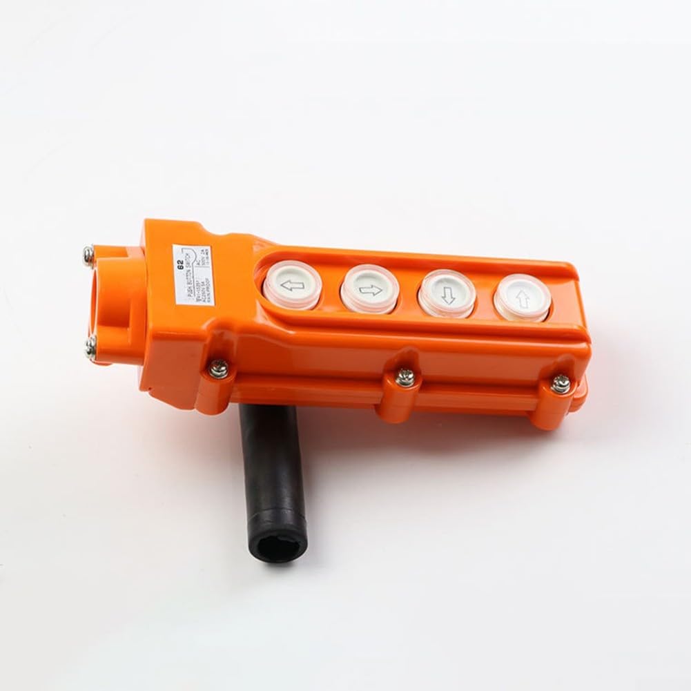 COB-62 Druckknopf-Kranschalter mit vier unabhängigen Momentarknöpfen und Nennspannung AC 250 V 5 A AC 500 V 2 A für hohe Beanspruchung