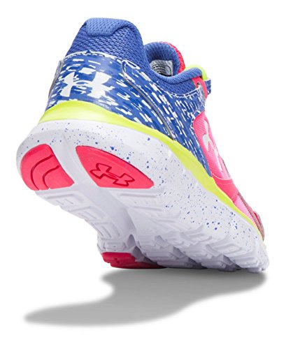 Under Armour Kids Girl's UA GPS Velocity RN GR (Little Kid) Harmony Red/Mirror/White Athletic Shoe3