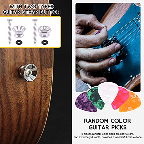 Swpeet 263Pcs Electric Guitar Screw Kit (9 Types) With Springs And Guitar String Winder, Screwdriver,Tweezers,0.75Mm Guita Pick For Electric Guitar Bridge #TOP5