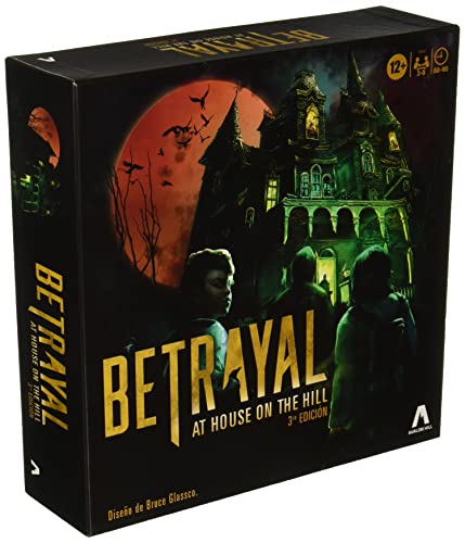 Avalon Hill Betrayal at House on the Hill, 3. Edition Koop-Brettspiel, Alter: ab 12 Jahre, für 3 bis 6 Spieler
